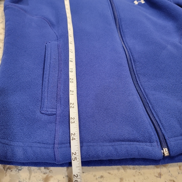 Under Armour Fleece‎ Sherpa Zip-Up Jacket Purple Women's Large - Picture 8 of 9